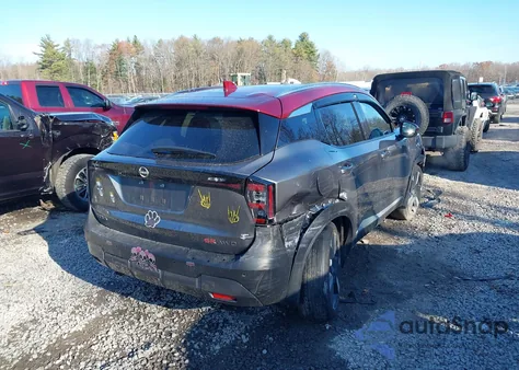2025 Nissan Kicks Sr Intelligent Awd из США, поврежденный, VIN 3N8AP6DD4SL442113